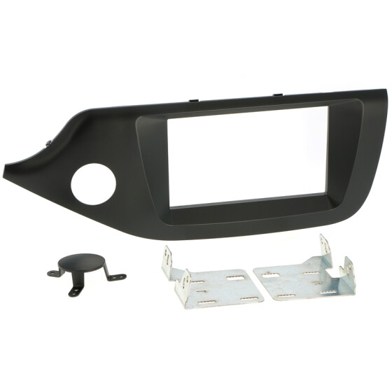 Radioblende KIA Ceed ab 2012  2DIN schwarz Installer Kit