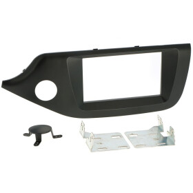 Radioblende KIA Ceed ab 2012  2DIN schwarz Installer Kit