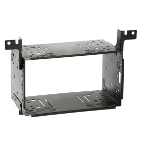 Radioblende HYUNDAI Santa Fe (SM Facelift) 2005-07 2DIN schwarz ohne OEM Radio