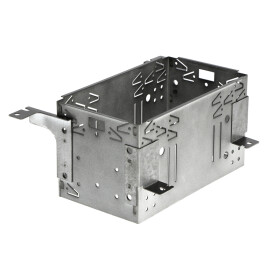 Radioblende HYUNDAI Santa Fe (SM Facelift) 2005-07 2DIN schwarz ohne OEM Radio