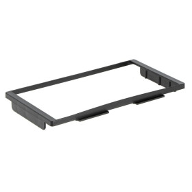 Radioblende HYUNDAI Santa Fe (SM Facelift) 2005-07 2DIN schwarz ohne OEM Radio