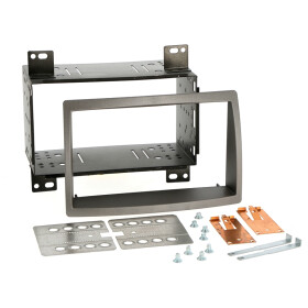 Radioblende HYUNDAI i30 2007-09 2DIN silber