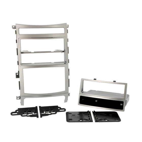 Radioblende HYUNDAI ix55 2009-12, Veracruz ab 2007  2DIN/1DIN silber