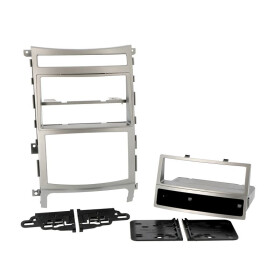 Radioblende HYUNDAI ix55 2009-12, Veracruz ab 2007  2DIN/1DIN silber