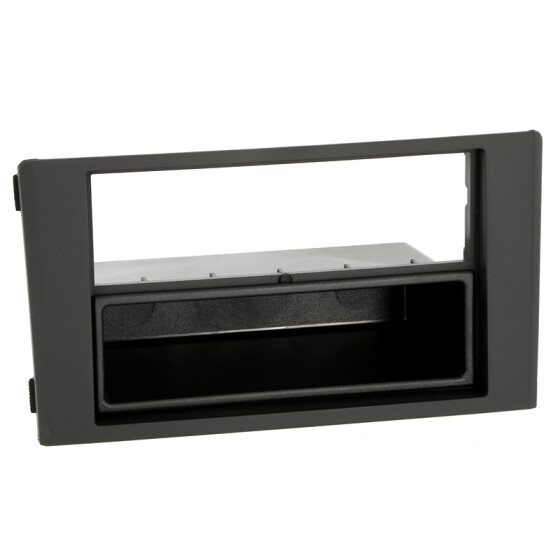 Radioblende IVECO Daily ab IV+V ab 2006-14 2DIN mit Fach schwarz