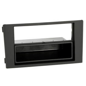 Radioblende IVECO Daily ab IV+V ab 2006-14 2DIN mit Fach schwarz