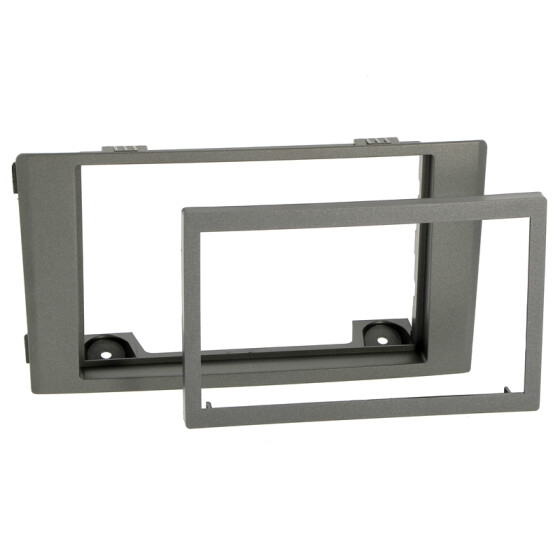 Radioblende IVECO Daily IV+V ab 2006-14 2DIN dunkelgrau metallic