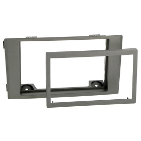 Radioblende IVECO Daily IV+V ab 2006-14 2DIN dunkelgrau metallic