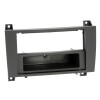 Radioblende MERCEDES SLK(R171) 2005-11 2DIN mit Fach schwarz