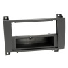 Radioblende MERCEDES SLK(R171) 2005-11 2DIN mit Fach schwarz
