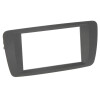 Radioblende SEAT Ibiza bis 2014 2DIN schwarz-anthrazit Installer Kit