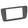 Radioblende SEAT Ibiza bis 2014 2DIN schwarz-anthrazit Installer Kit