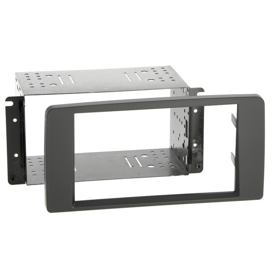 Radioblende MAN TGX 2DIN schwarz