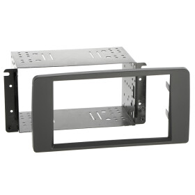 Radioblende MAN TGX 2DIN schwarz