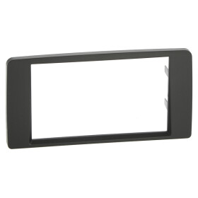 Radioblende MAN TGX 2DIN schwarz