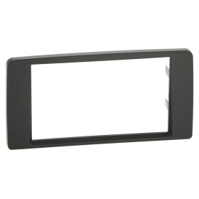 Radioblende MAN TGX 2DIN schwarz