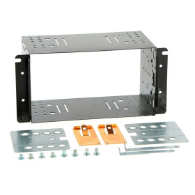 Radioblende MAN TGX 2DIN schwarz