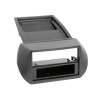 Radioblende CITROEN Nemo, FIAT Fiorino, PEUGEOT Bipper 2DIN/Fach dunkelgrau