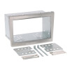 Radioblende PORSCHE 911, Boxster, Cayman 2004-09 2DIN silver