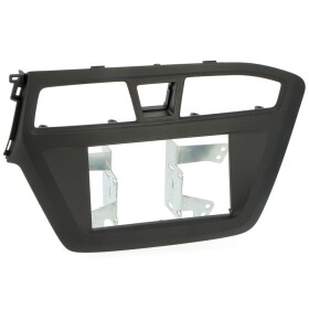 Radioblende HYUNDAI i20 (GB) ab 2014 2DIN schwarz Installer Kit