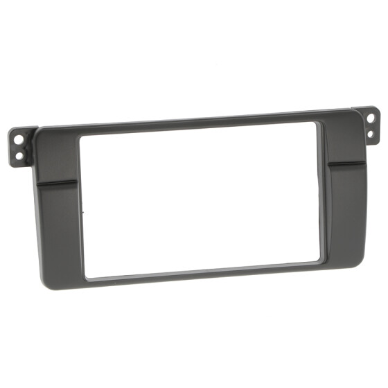 Radioblende BMW 3er(E46) 1998-07 2DIN schwarz  mittig