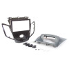 Radioblende FORD Fiesta ab 2008 2DIN piano black Display grau