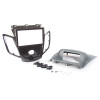 Radioblende FORD Fiesta ab 2008 2DIN piano black Display grau