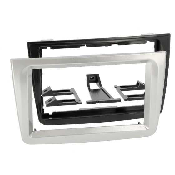 Radioblende ALFA ROMEO Mito (955) 2008-18 2DIN silber high gloss