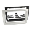Radioblende ALFA ROMEO Mito (955) 2008-18 2DIN silber high gloss
