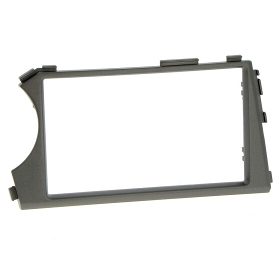 Radioblende SSANGYONG Actyon (CJ), Kyron (DJ) ab 2005-11 2DIN grau metallic