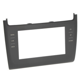 Radioblende VW Polo ab 2014 2DIN dunkelgrau Installer Kit