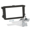 Radioblende SEAT SKODA VW 2DIN Soft Touch schwarz Profi Installer Kit