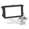 Radioblende SEAT SKODA VW 2DIN Soft Touch schwarz Profi Installer Kit