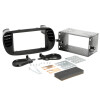 Radioblenden KIT FIAT 500 matt schwarz SOFT TOUCH