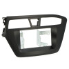 Radioblende HYUNDAI i20 (GB) ab 2014 2DIN schwarz Installer Kit