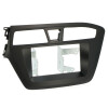 Radioblende HYUNDAI i20 (GB) ab 2014 2DIN schwarz Installer Kit