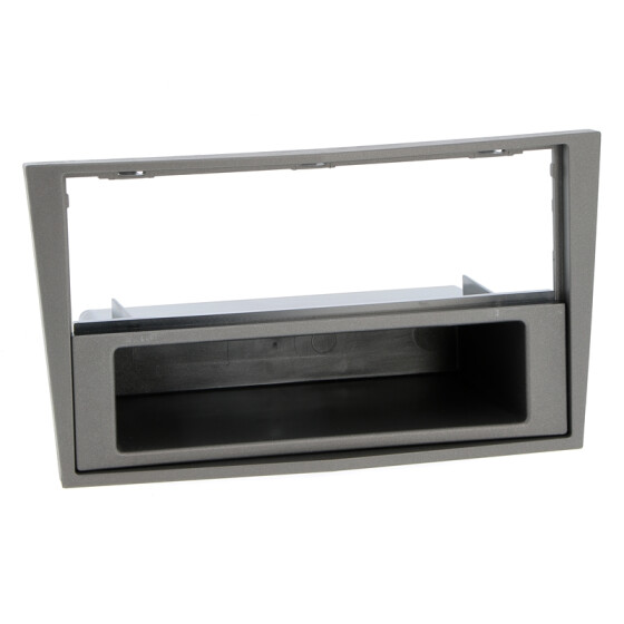 Radioblende OPEL Corsa D, Astra H, Zafira 2DIN+Fach graumetallic