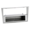 Radioblende OPEL Corsa D, Astra H, Zafira 2DIN+Fach silber matt