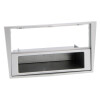 Radioblende OPEL Corsa D, Astra H, Zafira 2DIN+Fach silber matt