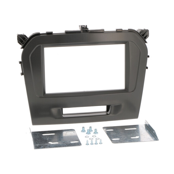 Radioblende SUZUKI Vitara ab 2015 2DIN schwarz mit Fach