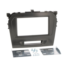 Radioblende SUZUKI Vitara ab 2015 2DIN schwarz mit Fach