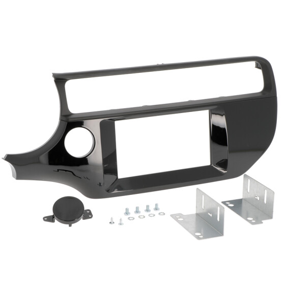 Radioblende KIA Rio (UB) ab Bj. 2015 2DIN matt black/piano black Installer Kit