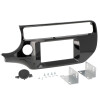 Radioblende KIA Rio (UB) ab Bj. 2015 2DIN piano black Installer Kit