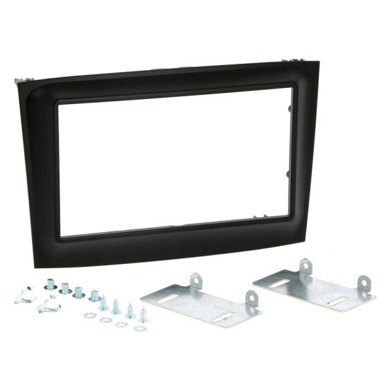 Radioblende FIAT Doblo (263), OPEL Combo ab 2015 2DIN schwarz Installer Kit