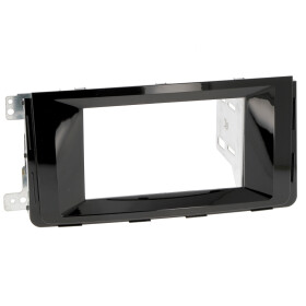 Radioblende HYUNDAI H350 ab 2015 2DIN  piano black Installer Kit