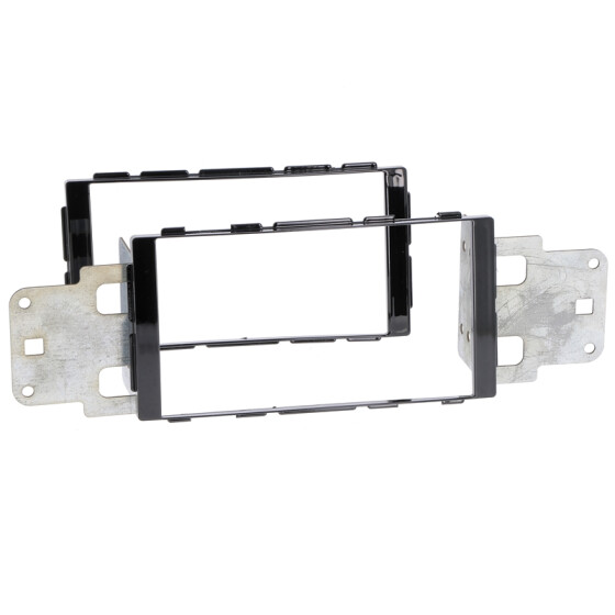 Radioblende NISSAN Navara  ab 2015 - 2020 2DIN piano black  Installer Kit