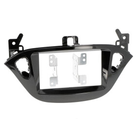 Radioblende OPEL Adam ab 2013, Corsa ab 2015 2DIN piano black