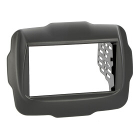 Radioblende JEEP Renegade ab 2014 2DIN  black  Installer Kit