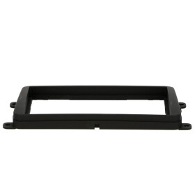 HQ Radioblende SEAT SKODA VW 2DIN schwarz Softtouch