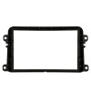 HQ Radioblende SEAT SKODA VW 2DIN schwarz Softtouch